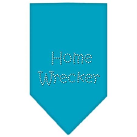 UNCONDITIONAL LOVE Home Wrecker Rhinestone Bandana Turquoise Small UN921393